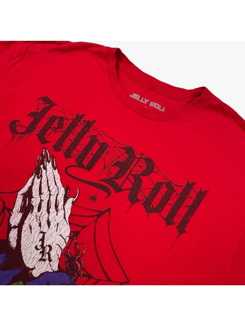 Jelly Roll "Ain't No Saving" Men's Graphic T-Shirt Red • XL